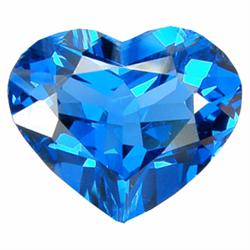 177.15ct Heart Cut Swiss Blue Topaz  (GEM-17182)