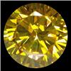 Image 1 : 2.25ct Yellow Round Lab Diamond (GMR-0552)