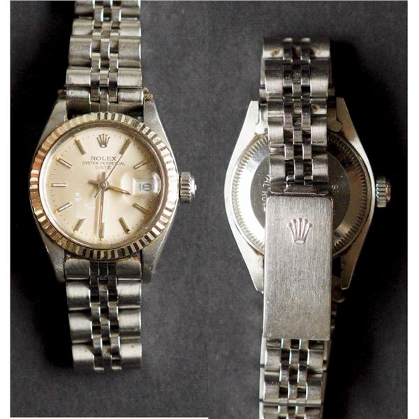 Rolex Lady-Datejust Ref; 6917.  Steel Case and bracelet.  Dates late 1960's.  No original box, no or