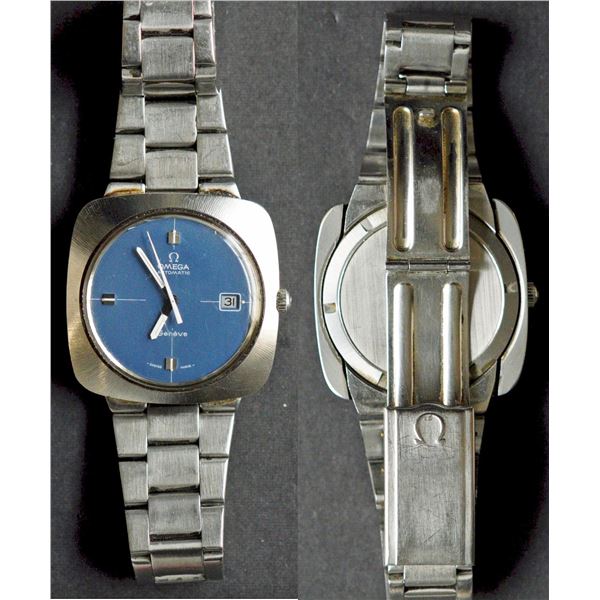 Omega Genève - Men's Dynamic Genéve watch w/ Original steel band.  Used in Good condition with some 