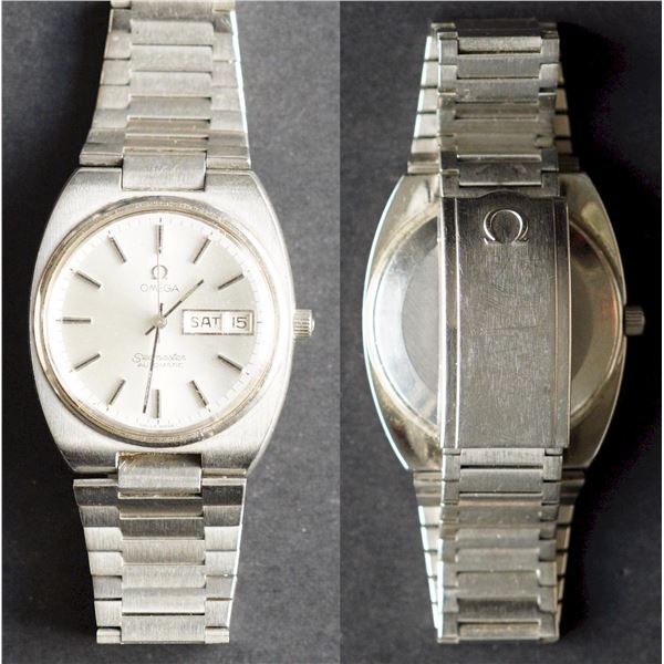 Omega Seamaster - Vintage Omega Men's automatic watch Ref: 166.0213.  Steel Case and Bracelet.  Date