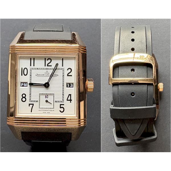 Jaeger-LeCoultre Reverso Squadra Hometime issue #2459154 .  Comes with Papers &  secondary wrist ban