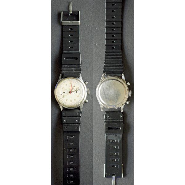 Gallet - Multichron Vintage 45 Chronograph Men's watch.  Manual Winding issue with Steel case.  Date