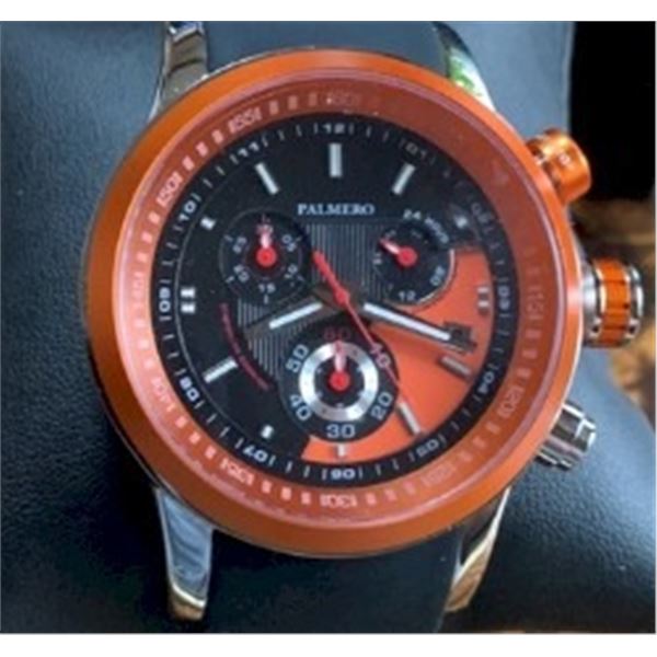 Palmero BoltMaster Chronograph - Olive Orange.  New in Original Box.