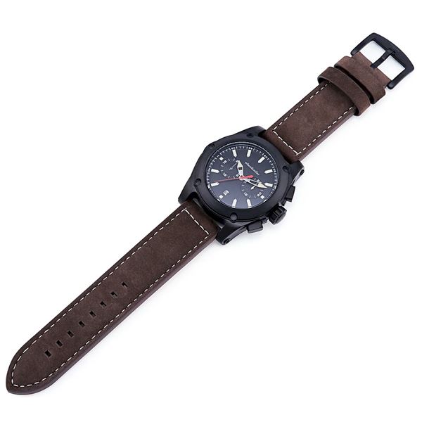 Wilson & Miller Titan Men’s Dual time watch - Black.  New in Original Box.