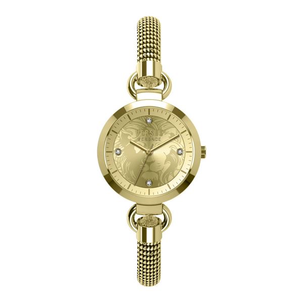 Versace Versus VSP870318 Roslyn Gold Women's Watch w/Gold Case; Champagne Dial; Quartz 3 Hand Moveme