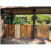 Image 1 : Monkeypod Triple-Panel Swinging Entrance Doors Marked "A",  36" x 2" x 42"H (each)