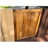 Image 5 : Monkeypod Triple-Panel Swinging Entrance Doors Marked "A",  36" x 2" x 42"H (each)
