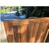 Image 19 : Monkeypod Triple-Panel Swinging Entrance Doors Marked "B",  36" x 2" x 42"H (each)