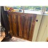 Image 21 : Monkeypod Triple-Panel Swinging Entrance Doors Marked "B",  36" x 2" x 42"H (each)
