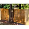 Image 28 : Monkeypod Triple-Panel Swinging Entrance Doors Marked "B",  36" x 2" x 42"H (each)