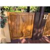 Image 2 : Monkeypod Triple-Panel Swinging Entrance Doors Marked "B",  36" x 2" x 42"H (each)