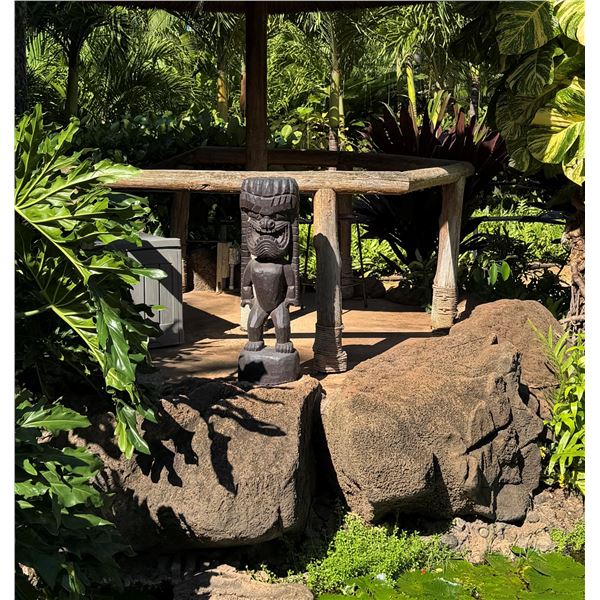 Tiki Statue  6"W x 36"H