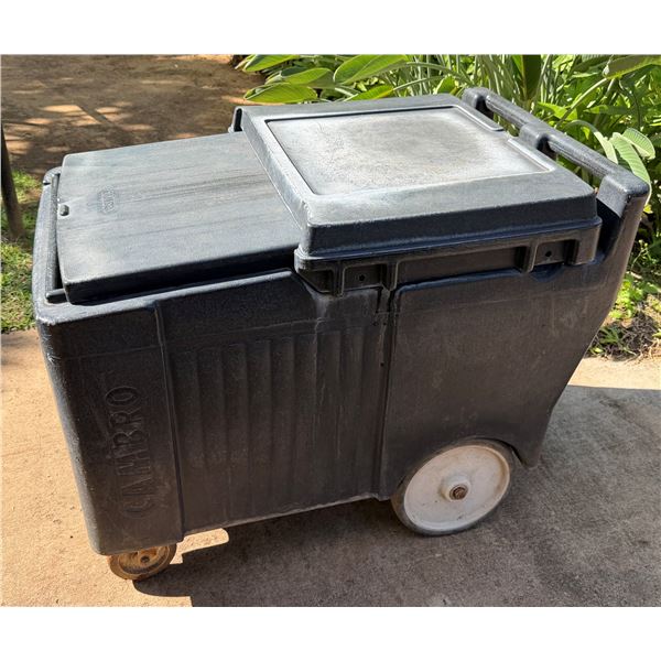 Cambro Sliding Lid Mobile Ice Caddy 36" x 22"