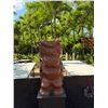 Image 1 : Tiki Statue on Turtle Motif Base 20" x 20" x 58"H