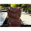 Image 3 : Tiki Statue on Turtle Motif Base 20" x 20" x 58"H