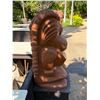 Image 5 : Tiki Statue on Turtle Motif Base 20" x 20" x 58"H