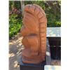 Image 7 : Tiki Statue on Turtle Motif Base 20" x 20" x 58"H