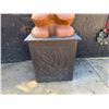 Image 9 : Tiki Statue on Turtle Motif Base 20" x 20" x 58"H