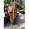 Image 11 : Tiki Statue on Turtle Motif Base 20" x 20" x 58"H