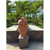 Image 1 : Tiki Statue on Turtle Motif Base 20" x 20" x 58"H