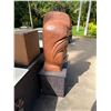 Image 4 : Tiki Statue on Turtle Motif Base 20" x 20" x 58"H