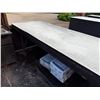 Image 12 : Qty 2 Mobile Buffet Counter Tables w/ Sink  96" x 32"