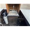 Image 13 : Qty 2 Mobile Buffet Counter Tables w/ Sink  96" x 32"
