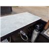 Image 14 : Qty 2 Mobile Buffet Counter Tables w/ Sink  96" x 32"