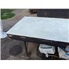 Image 17 : Qty 2 Mobile Buffet Counter Tables w/ Sink  96" x 32"