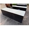 Image 2 : Qty 2 Mobile Buffet Counter Tables w/ Sink  96" x 32"