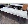 Image 6 : Qty 2 Mobile Buffet Counter Tables w/ Sink  96" x 32"