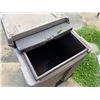 Image 3 : Sliding Lid Mobile Ice Caddy 35" x 22" x 39"H