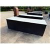 Image 6 : Qty 2 Mobile Buffet Counter Tables 96" x 32"