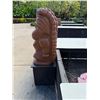 Image 13 : Tiki Statue on Turtle Motif Base 20" x 20" x 58"H