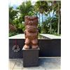 Image 3 : Tiki Statue on Turtle Motif Base 20" x 20" x 58"H