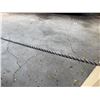 Image 5 : Qty 2 Wooden Delineator Posts 19" Dia, 46"H & Rope Barrier
