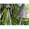 Image 4 : Qty 2 Metal Tiki Torches 77"H