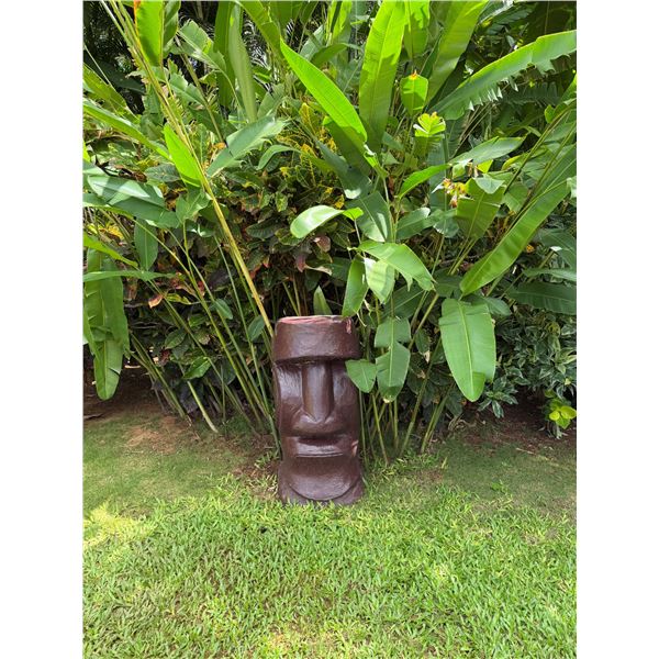 Tiki Statue 14" x 12" x 38"H