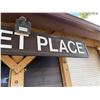 Image 4 : Wooden "Market Place" Sign, Approx. 10' L