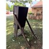 Image 5 : Wooden Plank A-Frame Target Stand w/ Fiber Material Target 26" x 52" x 72"H