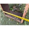 Image 9 : Wooden Plank A-Frame Target Stand w/ Fiber Material Target 26" x 52" x 72"H