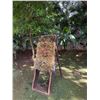 Image 1 : Wooden Plank A-Frame Target Stand w/ Fiber Material Target 26" x 52" x 72"H