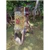 Image 2 : Wooden Plank A-Frame Target Stand w/ Fiber Material Target 26" x 52" x 70"H