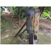 Image 6 : Wooden Plank A-Frame Target Stand w/ Fiber Material Target 26" x 52" x 70"H