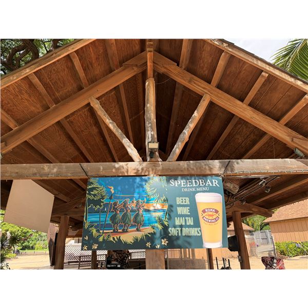 Speedbar Drink Menu Sign