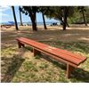 Image 1 : Long Wooden Bench 120" x 12" x 18"H