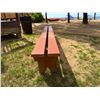 Image 4 : Long Wooden Bench 120" x 12" x 18"H