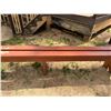 Image 7 : Long Wooden Bench 120" x 12" x 18"H