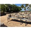 Image 5 : Qty 6 Tables 95" x 24" x 29"H & 48 Plastic Stacking Chairs 16" Dia, 36"H